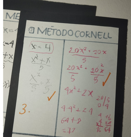 Actividad grupal mediante método Cornell