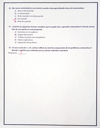 Encuesta inicial - evidencia 3