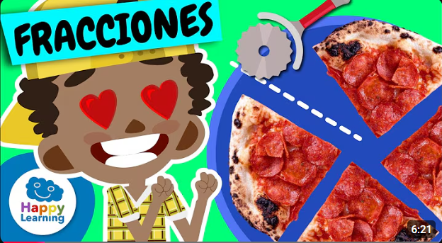 Video educativo sobre fracciones